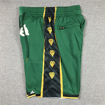 Men's Boston Celtics Green 2022/23 Basketball Shorts1 - City Edition