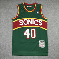 Shawn Kemp #40 Seattle SuperSonics Green Swingman Player Jersey - JerseysFreak