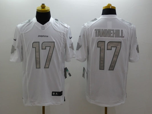 Men's Miami Dolphins Ryan Tannehill #17 White Game Player Jersey1