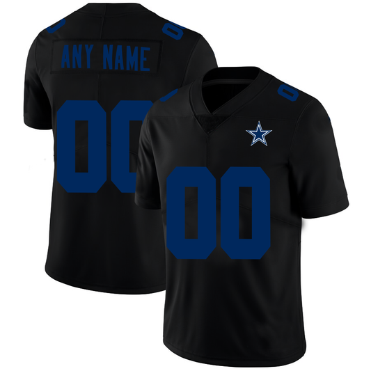 Custom1 Dallas Cowboys Football Jerseys Black American Stitched Name And Number Size S to 6XL Christmas Birthday Gift