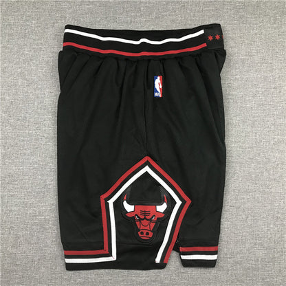 Men's Chicago Bulls Black Basketball Shorts1