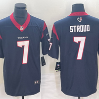 Men's Houston Texans C.J. Stroud #7 Navy Game Jersey1