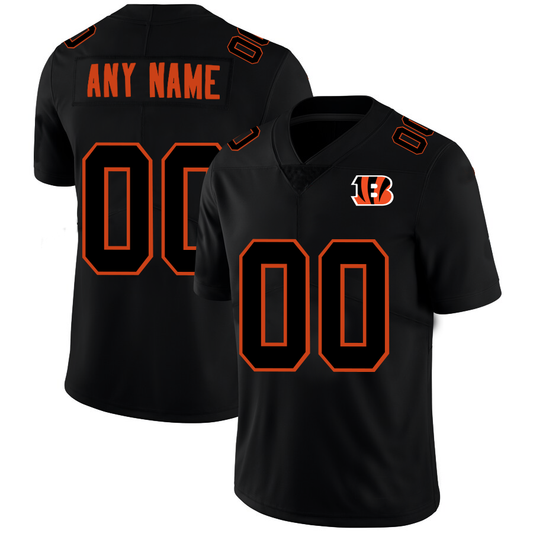 Custom2 Cincinnati Bengals Football Jersey2s American Black Stitched Name And Number Size S to 6XL Christmas Birthday Gift
