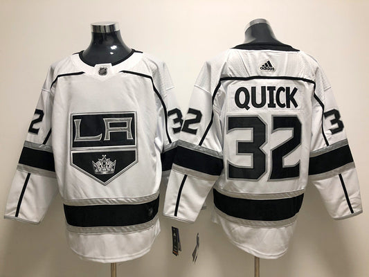 Men's Los Angeles Kings Jonathan Quick #32 White Home Breakaway Jersey1