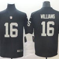 Men's Las Vegas Raiders Tyrell Williams #16 Black Game Jersey1