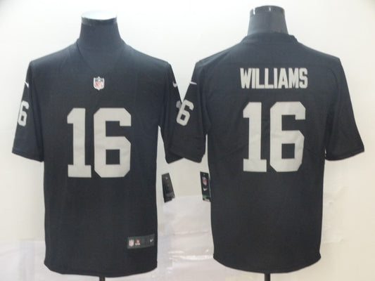 Men's Las Vegas Raiders Tyrell Williams #16 Black Game Jersey1