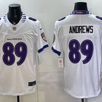 Men's Baltimore Ravens Mark Andrews #89 White Vapor F.U.S.E. Stitched Limited Jersey