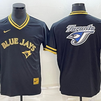 Men's Toronto Blue Jays1 Black Replica Player Jersey