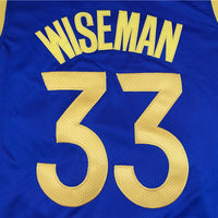 Men's Golden State Warriors James Wiseman 2021/22 Fast Break Replica Jersey1