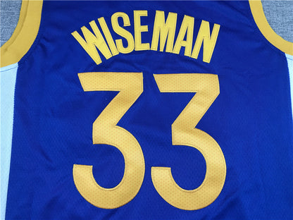 Men's Golden State Warriors James Wiseman 2021/22 Fast Break Replica Jersey1