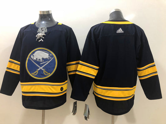 Men's Buffalo Sabres Black Blank Jersey1