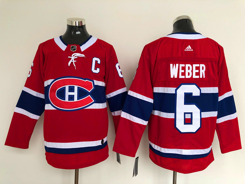 Men's Montreal Canadiens Shea Weber #6 Red Player Game Jersey1