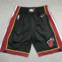Men's Miami Heat Icon Edition Swingman Performance Shorts1 BLACK