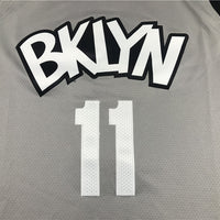 Men's Brooklyn Nets Kyrie Irving Gray 2019 Fast Break Player Movement Jersey1