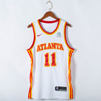 Men's Atlanta Hawks Trae Young #11 White 2020/21 Fast Break Player Jersey1