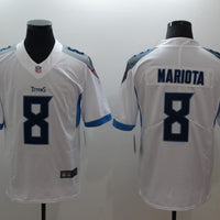 Men's Tennessee Titans Marcus Mariota #8 White Game Player Jersey1