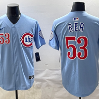 Men's Chicago Cubs Colin Rea #53 Light Blue Alternate Replica Player Jersey