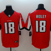 Men's Atlanta Falcons Calvin Ridley #18 Red Game Jersey1