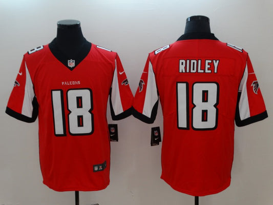 Men's Atlanta Falcons Calvin Ridley #18 Red Game Jersey1