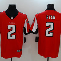Men's Atlanta Falcons Matt Ryan #2 Red Game Jersey1