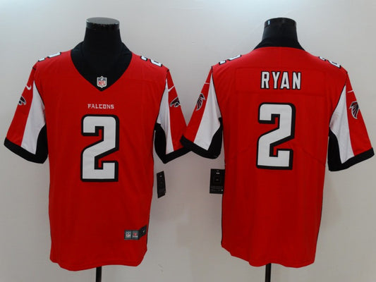 Men's Atlanta Falcons Matt Ryan #2 Red Game Jersey1