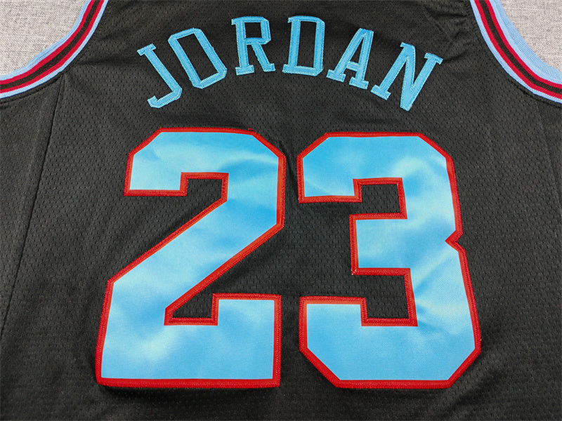 Men's Chicago Bulls Michael Jordan #23 Black 2025/26 Swingman Jersey - City Edition