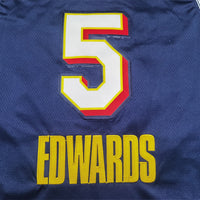 Men's Minnesota Timberwolves Anthony Edwards #5 Navy 2025 NBA All-Star Game Swingman Player Jersey1