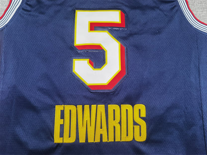 Men's Minnesota Timberwolves Anthony Edwards #5 Navy 2025 NBA All-Star Game Swingman Player Jersey1