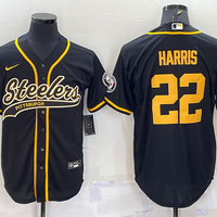 Men's Pittsburgh Steelers Najee Harris #22 Black Vapor F.U.S.E. Limited Jersey1