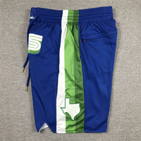 Men's Dallas Mavericks Blue 2022/23 City Edition Basketball Shorts1