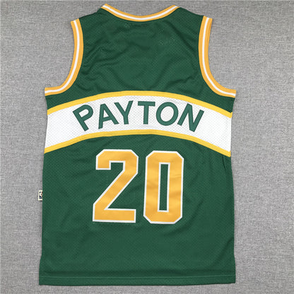Men's Seattle SuperSonics Gary Payton Green Hardwood Classics Swingman Jersey