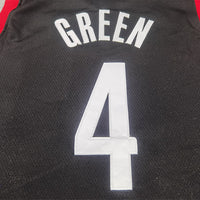 Men's Houston Rockets Jalen Green #4 Black Swingman Jersey1 - Statement Edition
