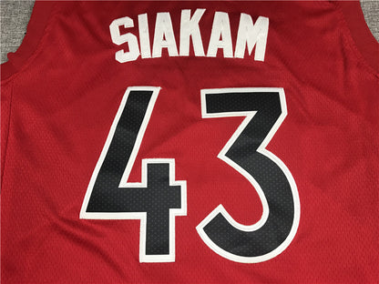Men's Toronto Raptors Pascal Siakam Red 2021/22 Diamond Swingman Jersey1