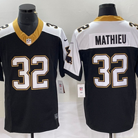 Men's New Orleans Saints Tyrann Mathieu #32 Black Player Alternate Game Jersey1