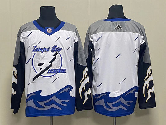 Men's Tampa Bay Lightning White Player Blank Jersey1