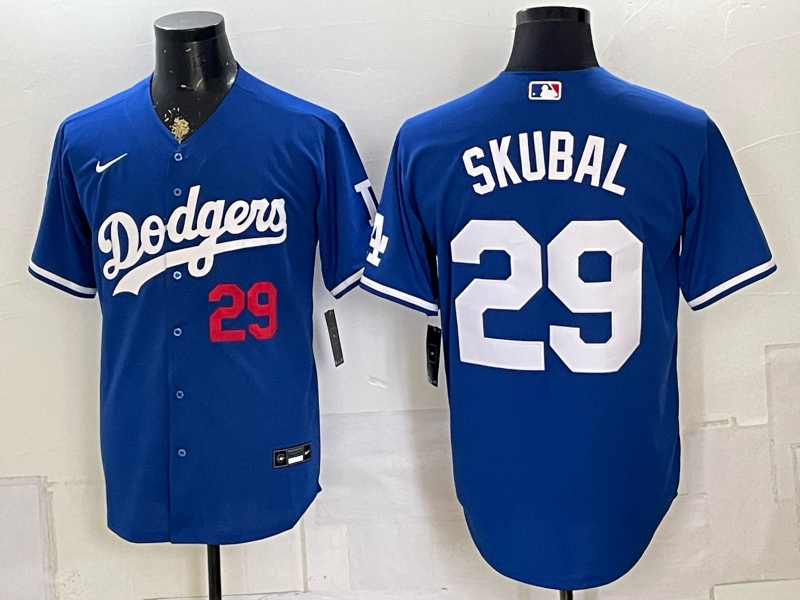 Men's Los Angeles Dodgers Tarik Skubal #29 Royal Limited Player Jersey