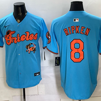 Men's Baltimore Orioles Cal Ripken Jr. #8 Blue Limited Player Jersey