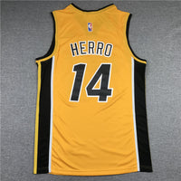 Men's Miami Heat Tyler Herro #14 Gold 2020/21 Swingman Player Jersey1