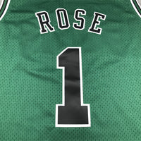 Men's Chicago Bulls Derrick Rose #1 Green Swingman Jersey1