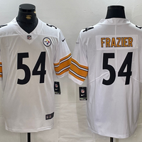 Men's Pittsburgh Steelers Zach Frazier #54 White Game Jersey1
