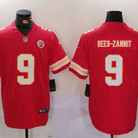 Men's Kansas City Chiefs Louis Rees-zammit #9 Red Game Jersey1