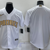 Men's San Diego Padres White Blank Replica Jersey1