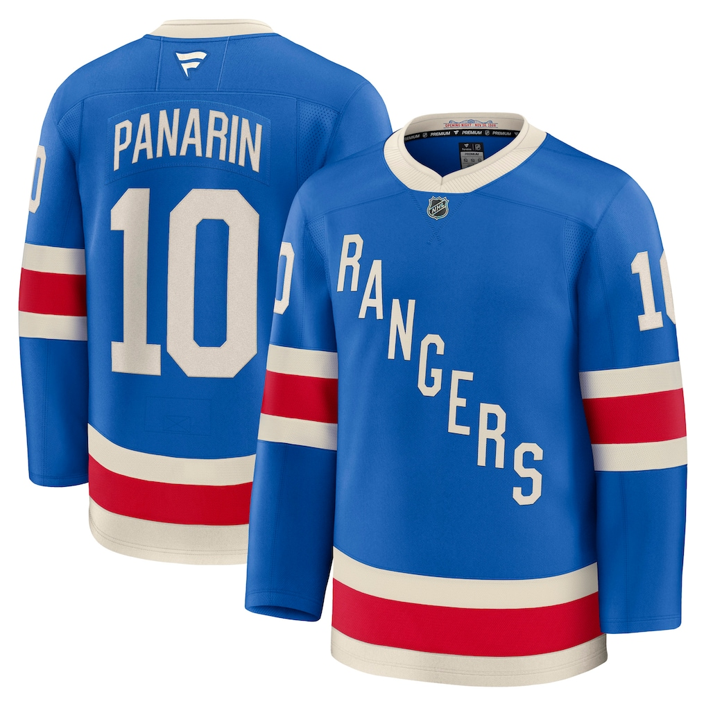 Men's New York Rangers Artemi Panarin Fanatics #10 Blue Centennial Breakaway Player Jersey