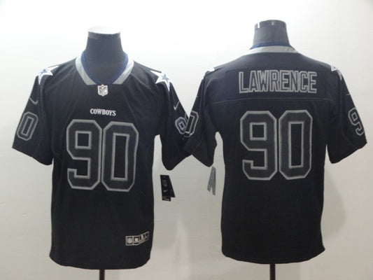 Men's Dallas Cowboys DeMarcus Lawrence #90 Black Player Game Jersey1