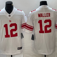 Men's New York Giants Darren Waller #12 White Away Game Jersey1
