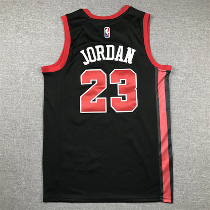 Men's Chicago Bulls Michael Jordan #23 Black 2023/24 Swingman Jersey1 - City Edition