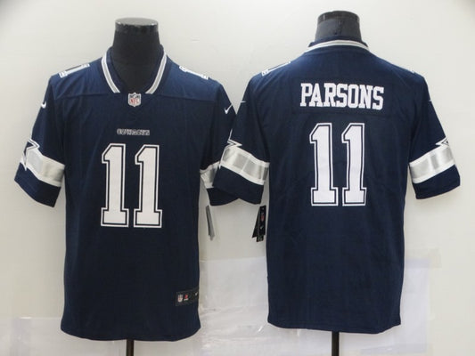 Men's Dallas Cowboys Micah Parsons #11 Navy Game Player Jersey1