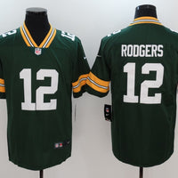 Men's Green Bay Packers #12 Aaron Rodgers Home Game Jersey1