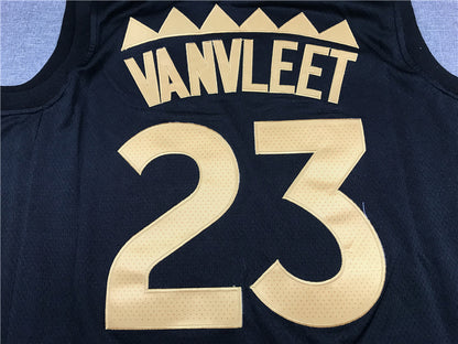 Men's Toronto Raptors Fred VanVleet Black 2020/21 Swingman Jersey1 - City Edition