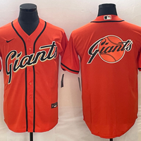 Men's San Francisco Giants Orange Replica Team Jersey1